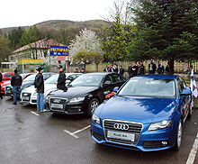 На Закарпатье состоялось «свидание поколений» Audi A4