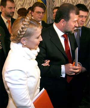 Юлія Тимошенко і Віктор Балога