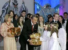 На святковому прийомі в Президента до Дня Святого Миколая побувала і закарпатка Марія Герчак