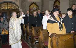 День Соборності України відзначили святковою літургією і в греко-католицькій церкві Св. Флоріана в Будапешті 