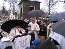 В деяких селах Закарпаття греко-католики зустрічали Різдво на вулиці