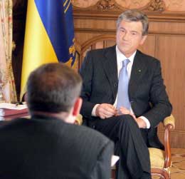 Президент України дав інтерв'ю угорському національному телебаченню