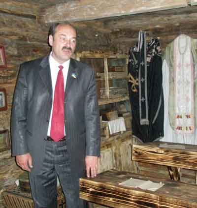 Станіслав Аржевітін в експозиції музею "Старе село"