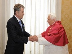 Папа Римський Бенедикт ХVI прийняв Віктора Ющенко