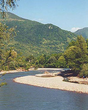 На річках Закарпаття спостерігаються низькі рівні води