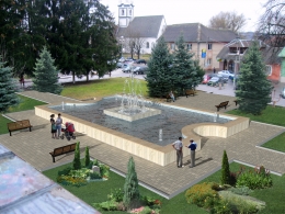 У закарпатському Тячеві відновлять фонтан, який "завмер" десятки років тому (ФОТО ПРОЕКТУ)