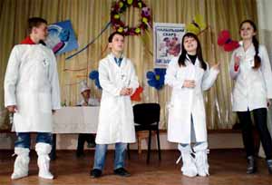 Школярі Міжгірщини Всесвітній день здоров'я відзначили конкурсом КВН