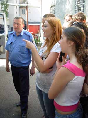 Мукачівський міськвідділ міліції влаштував екскурсію для школярів 