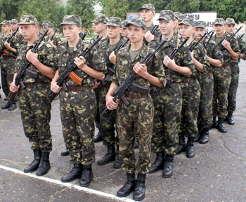 На Закарпатті військовослужбовці призову “Весна–2009” присягнули на вірність Українському народові