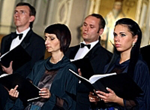 Ужгородський камерний хор "Кантус" дав концерт у кафедральному соборі Мукачівської греко-католицької єпархії 
