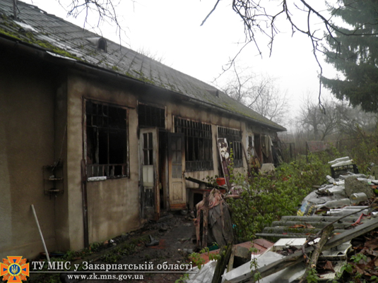 На Ужгородщині в пожежі загинула людина (ФОТО)