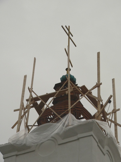Настоятель Цегольнянської церкви погодився погодити реставраційні роботи на куполі (ФОТО)