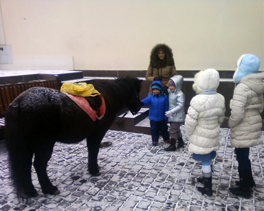 У центрі Ужгорода на дітей чекає поні Ксюша (ФОТО)