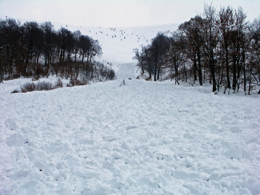 Снігова лавина на 5 годин відрізала закарпатське село від світу