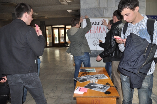 Ужгородські студенти вшанували пам’ять київського студента Ігора Індила (ФОТО)