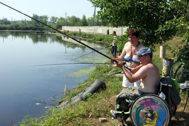 На Закарпатті змагалися рибалки-інваліди (ФОТО)