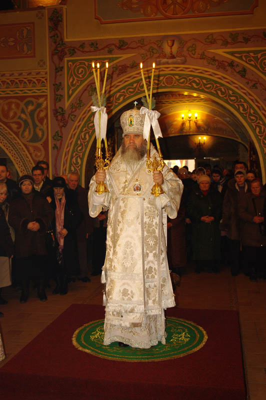Архієпископ Феодор звершив Різдвяну Божественну Літургію в Мукачівському соборі