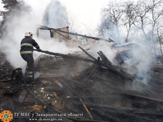 У пожежі на Рахівщині загинула 73-річна пенсіонерка (ФОТО)