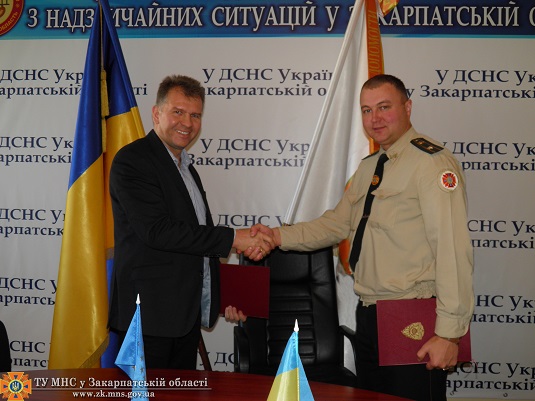 В Ужгороді польські та українські рятувальники підписали декларацію про партнерство (ФОТО)