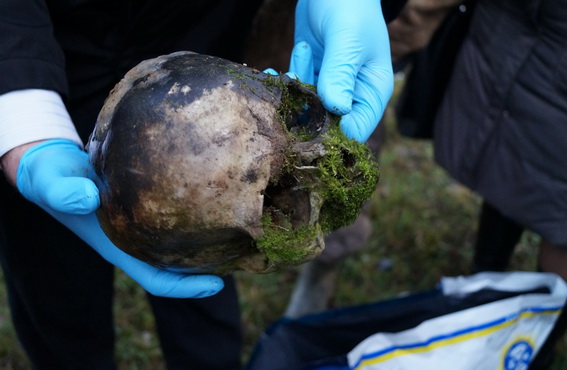 На Іршавщині виявили частину скелету людини (ФОТО)