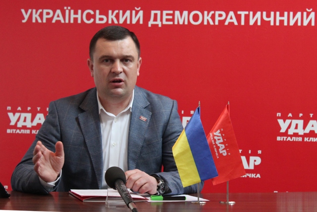Народний депутат України Валерій Пацкан під час сьогоднішньої прес-конференції