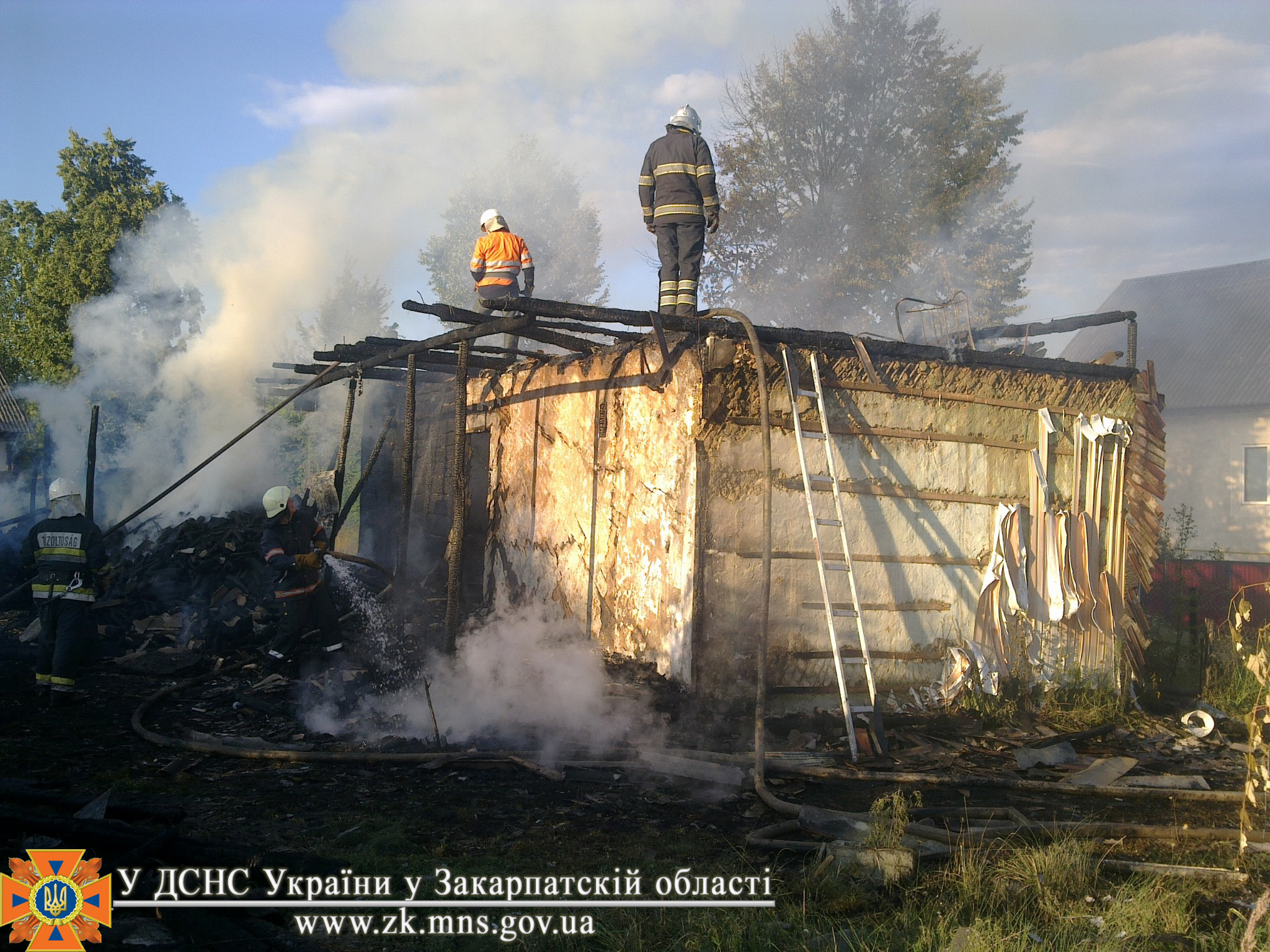 На Хустщині в пожежі загинув 31-річний чоловік (ФОТО)
