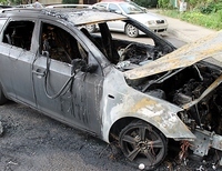 За останні три роки не розкритий жоден з підпалів автомобілів держслужбовців в Закарпатті