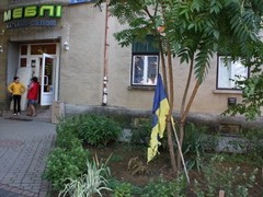 Міліція затримала осіб, що здійснили наругу над прапором України в Берегові