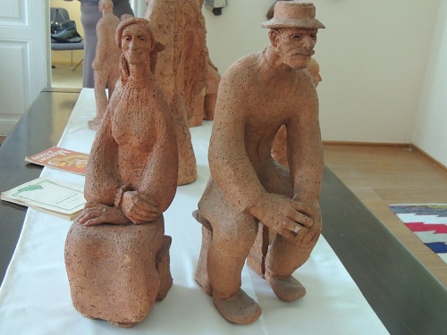 У Берегові відкрили виставку творів місцевого митця і скульптора Ганни Горват (ФОТО)
