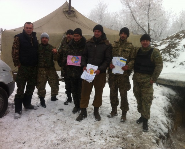 Іршавські волонтери відвезли військовикам у зону АТО теплі речі, матраци та продукти (ФОТО)