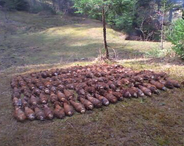 На Рахівщині рятувальники виявили вже 473 гранати і міни (ФОТО, ВІДЕО)