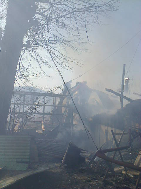На Тячівщині ліквідували пожежу на території жіночого монастиря (ФОТО)