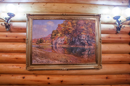 Одна з картин у "Ведмежій діброві" Медведчука виявилася краденою (ВІДЕО)