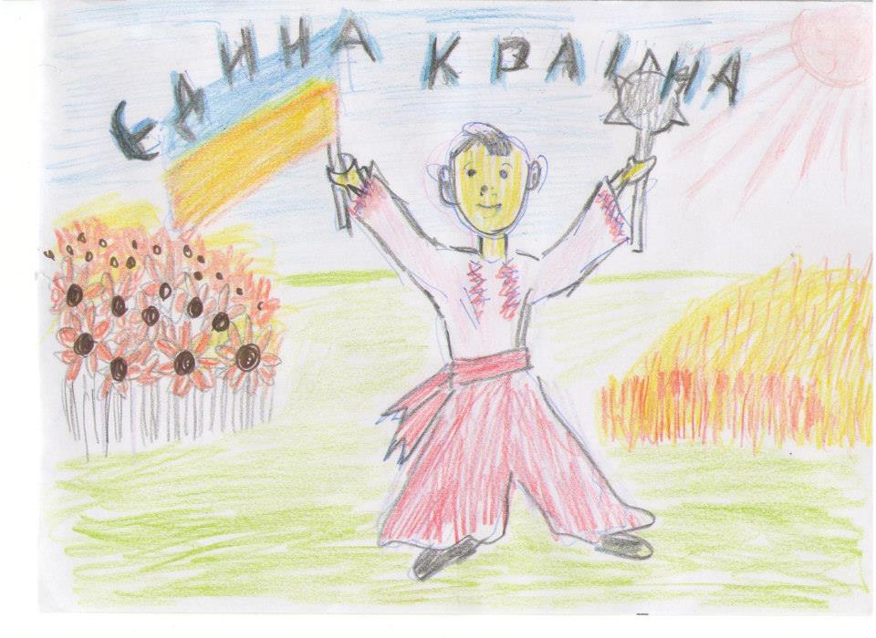 Вихованці дитсадків Мукачева передали воякам із зони АТО в міському шпиталі малюнки (ФОТО)