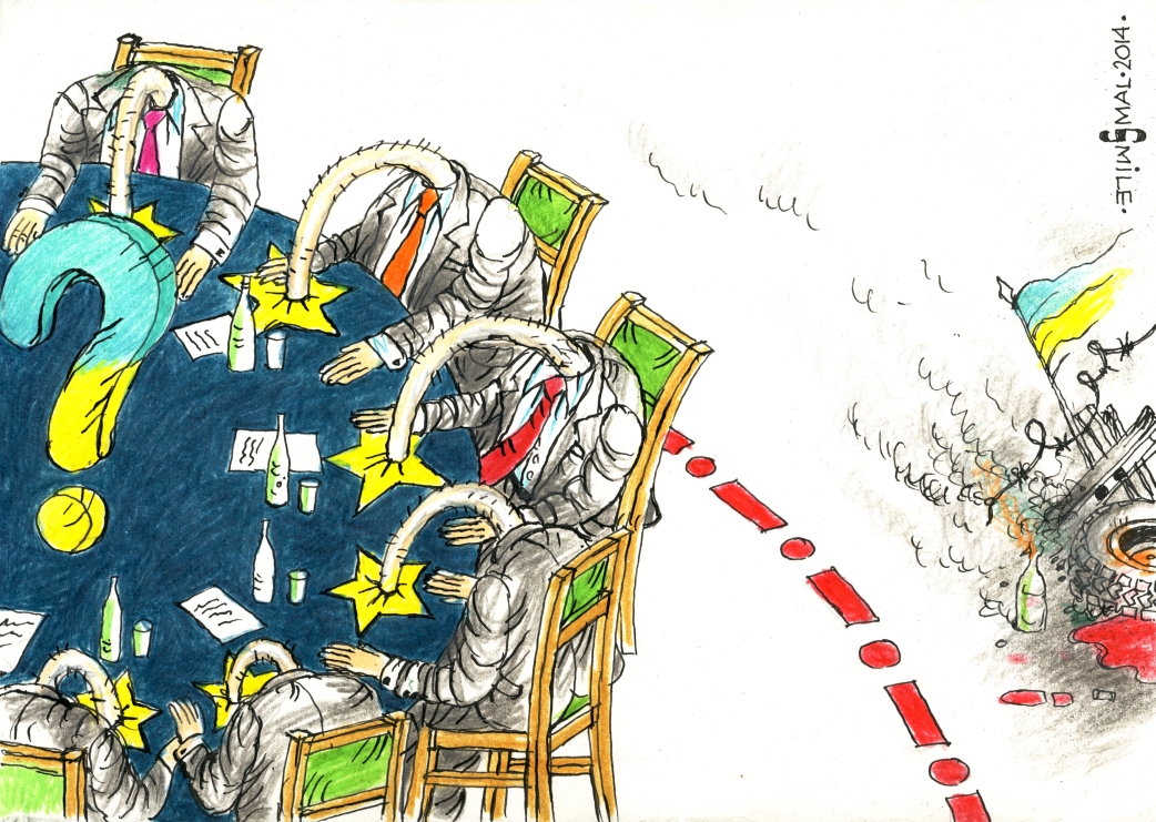 В УжНУ відкрилася Міжнародна виставка політичної карикатури (ФОТО)
