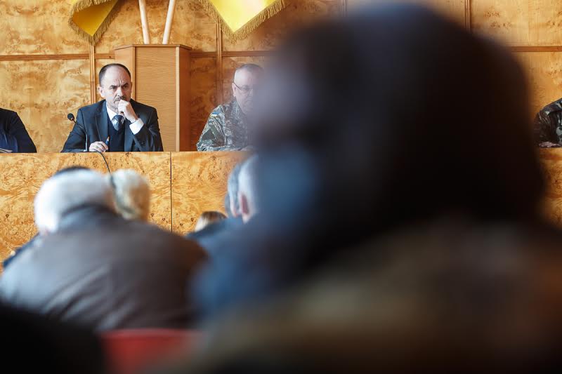 Голова Закарпатської ОДА провів у Хусті нараду, присвячену проблемам мобілізації (ФОТО, ВІДЕО)