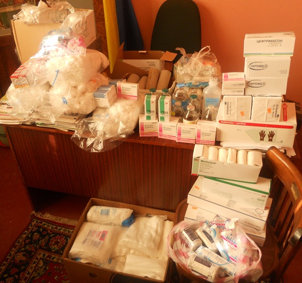Із Перечинщини на Схід відправили медичні препарати для 128-ї закарпатської гірсько-піхотної бригади (ФОТО)