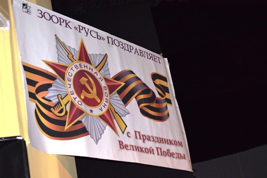 В Ужгороді влаштували "переможний" концерт на тлі георгіївської стрічки та радянського прапора (ФОТО)