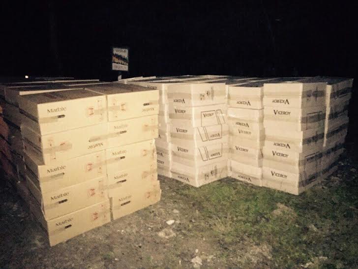 На Закарпатті знайшли 150 ящиків контрабандних сигарет