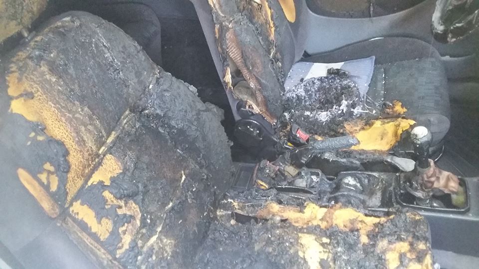 Активісту ЄвроМайдану в Ужгороді намагалися спалили авто (ДОДАНО ФОТО, ВІДЕО)