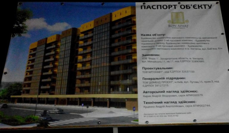 Влада Ужгорода планує легалізувати ділянку знищеного скверу для забудови