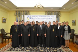 Посол України в США зустрівся з єпископом-помічником Мукачівської греко-католицької єпархії