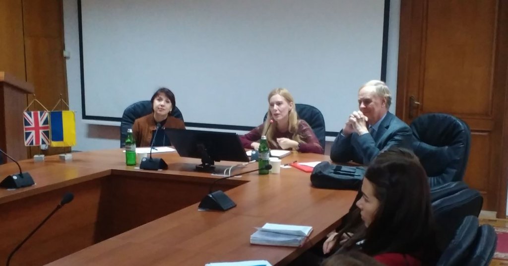 Представники Британської Ради в Україні зустрілися із представниками факультетів УжНУ, де викладають англійською