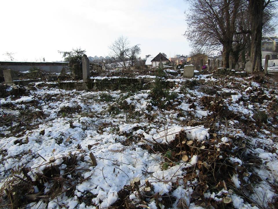 В Ужгороді розчищають територію старого військового кладовища на Шахті (ФОТО)