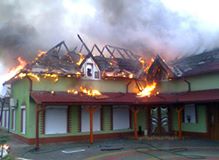 На Берегівщині рятували від знищення пожежею сауну (ФОТО)