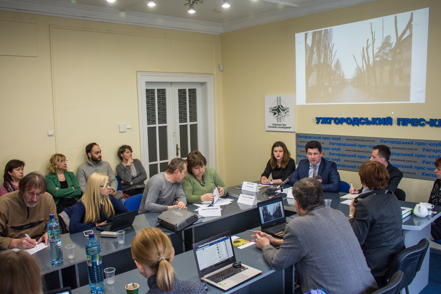 В Ужгороді фахівці за круглим столом пояснювали чиновникам усі недоліки поводження з деревами в місті 