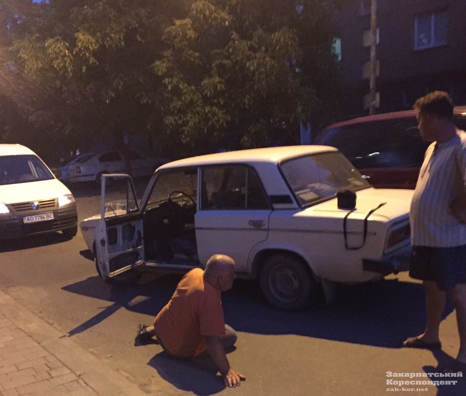 В Ужгороді власник догнав і "знешкодив" п'яного чоловіка, що викрав авто (ФОТО, ВІДЕО)