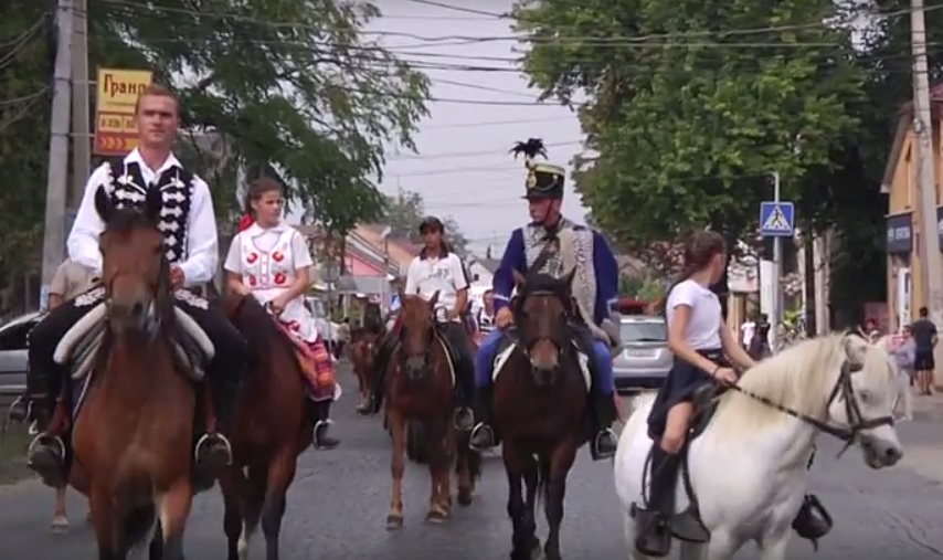 У Виноградові відбувся парад коней (ВІДЕО)