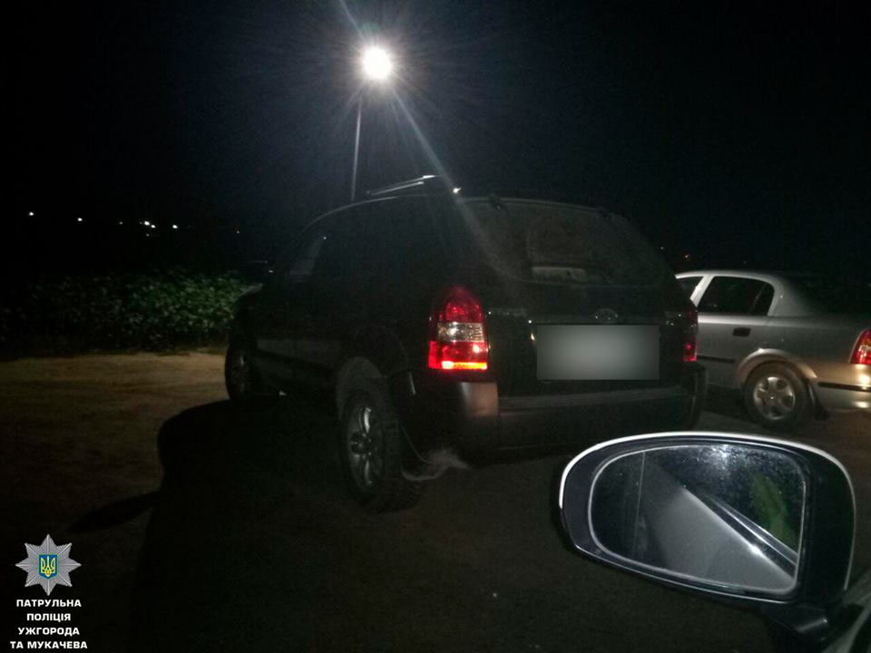У Мукачеві авто з п’яною жінкою за кермом двічі зупиняли патрульні