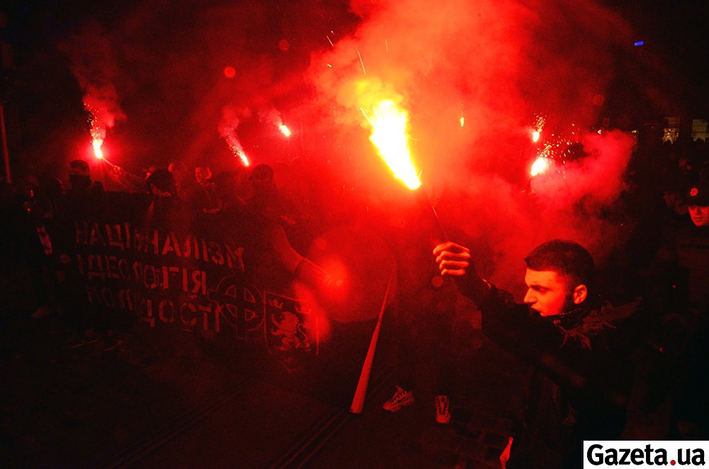 "Карпатська Січ" підтвердила затримання своїх активістів після Маршу УПА у Львові (ФОТО, ВІДЕО)